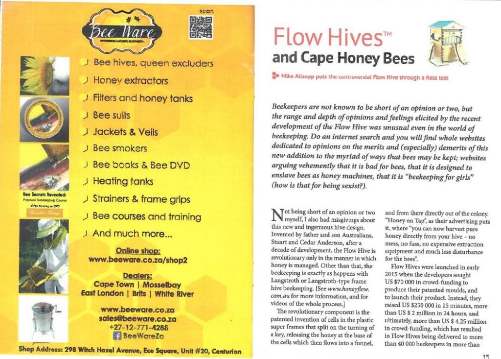 Flow Hives on Rustenberg a Field Test and Review Rustenberg Wines Site